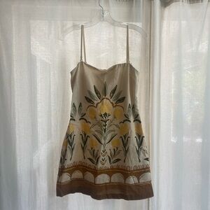 Abercrombie & Fitch Strapless Linen-Blend Skort